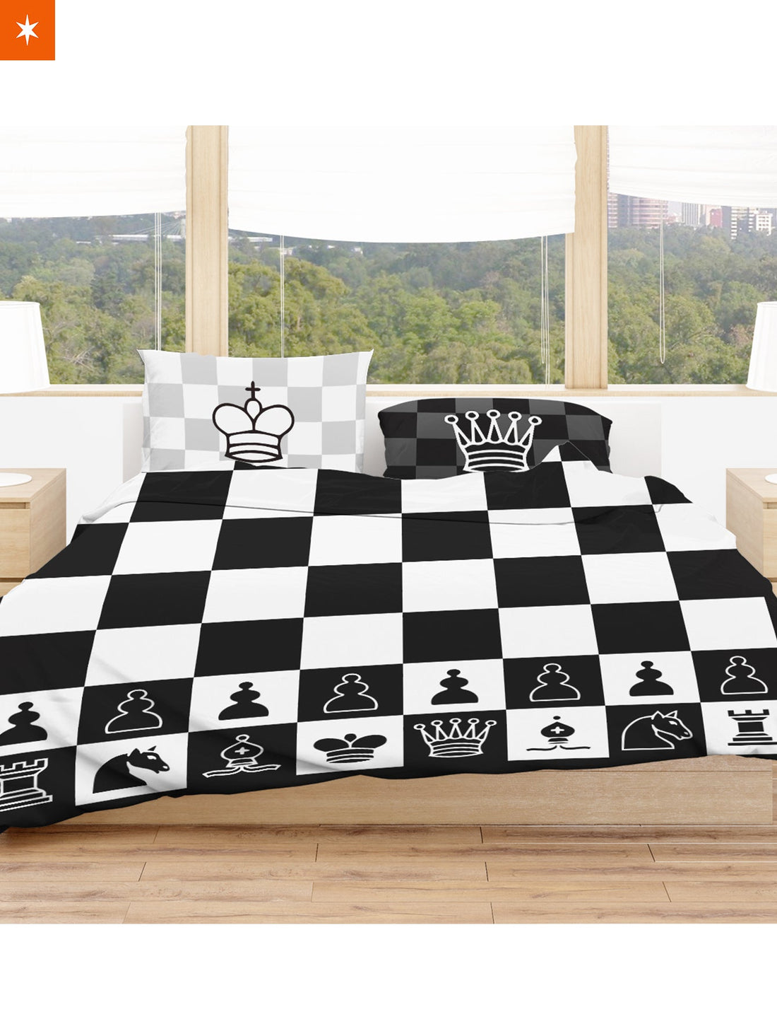 Fandomaniax - Chessboard Bedding Set