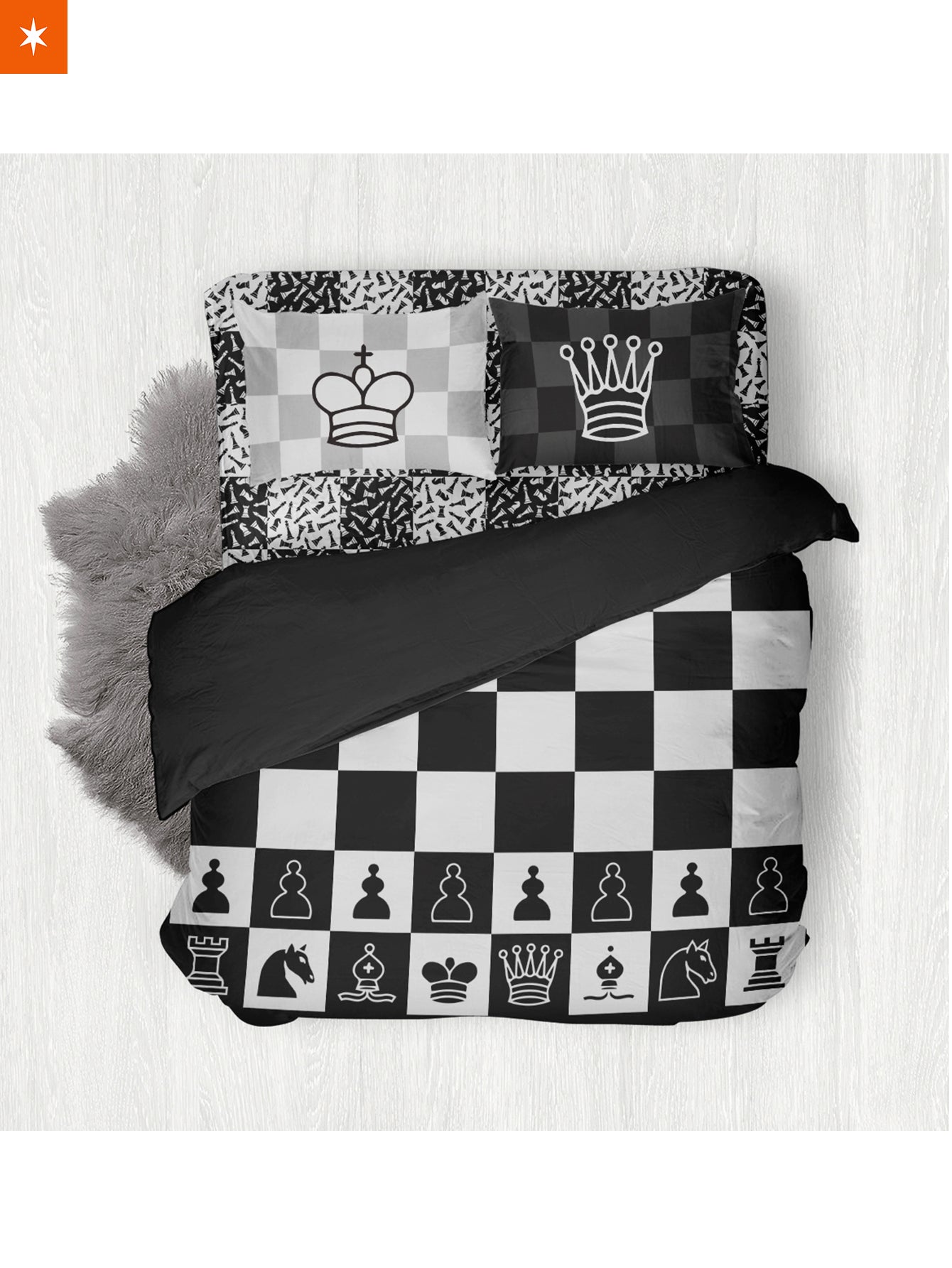 Fandomaniax - Chessboard Bedding Set