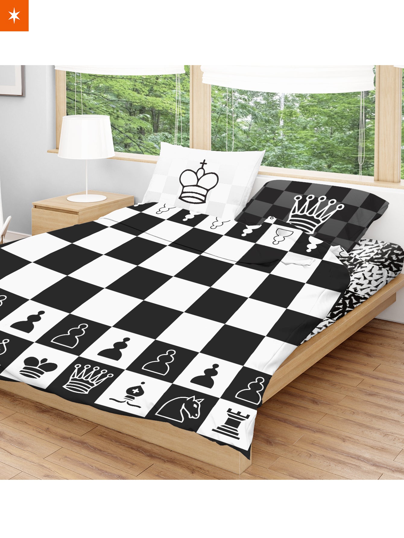 Fandomaniax - Chessboard Bedding Set