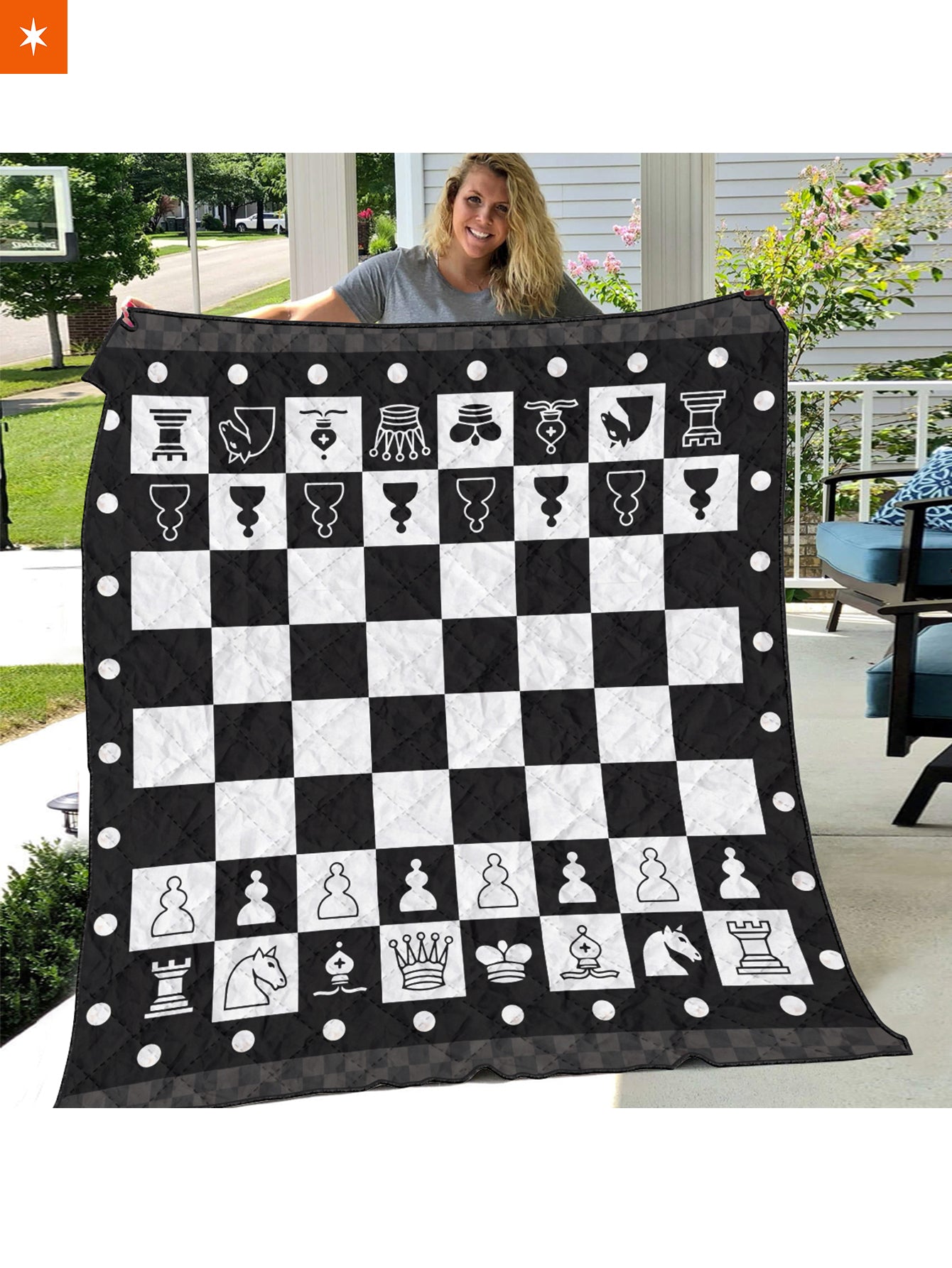 Fandomaniax - Chessboard Quilt Blanket