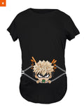 Fandomaniax - Chibi Bakugo Peeking Maternity T-Shirt