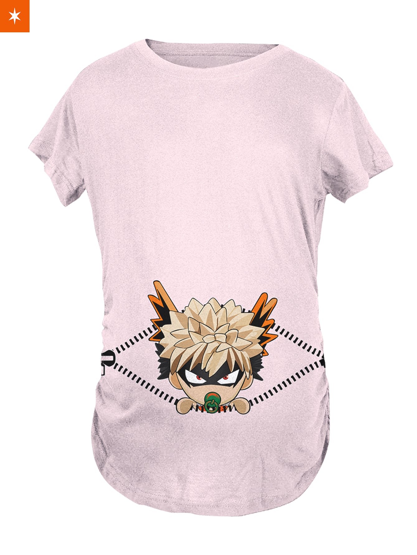 Fandomaniax - Chibi Bakugo Peeking Maternity T-Shirt