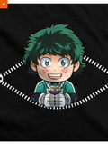 Fandomaniax - Chibi Deku Peeking Maternity T-Shirt