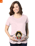 Fandomaniax - Chibi Monkey Peeking Maternity T-Shirt