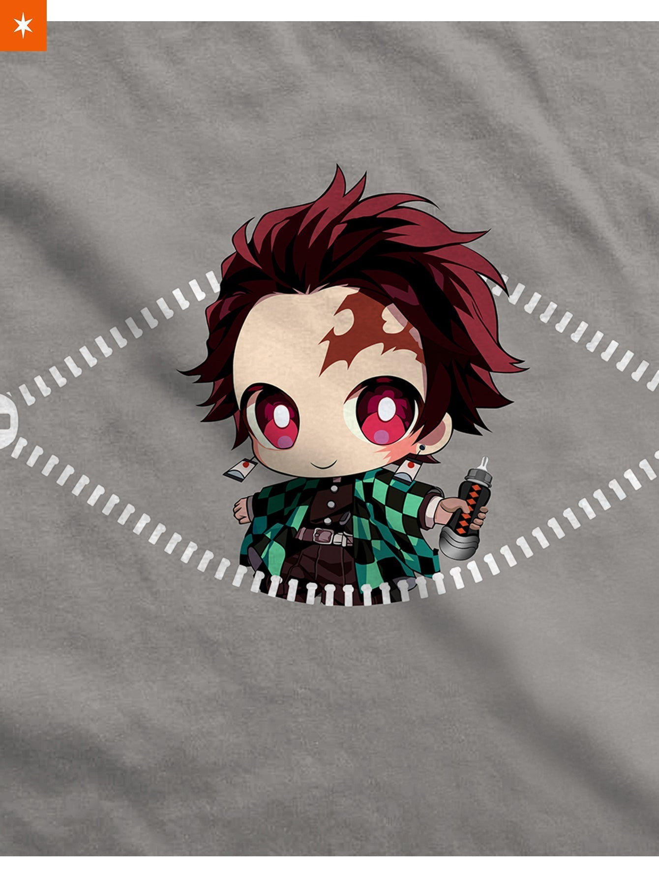 Fandomaniax - Chibi Tanjiro Peeking Maternity T-Shirt