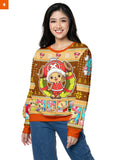 Fandomaniax - OP Cotton Candy Christmas Unisex Wool Sweater