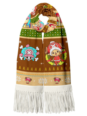 Fandomaniax - OP Cotton Candy Christmas Wool Scarf