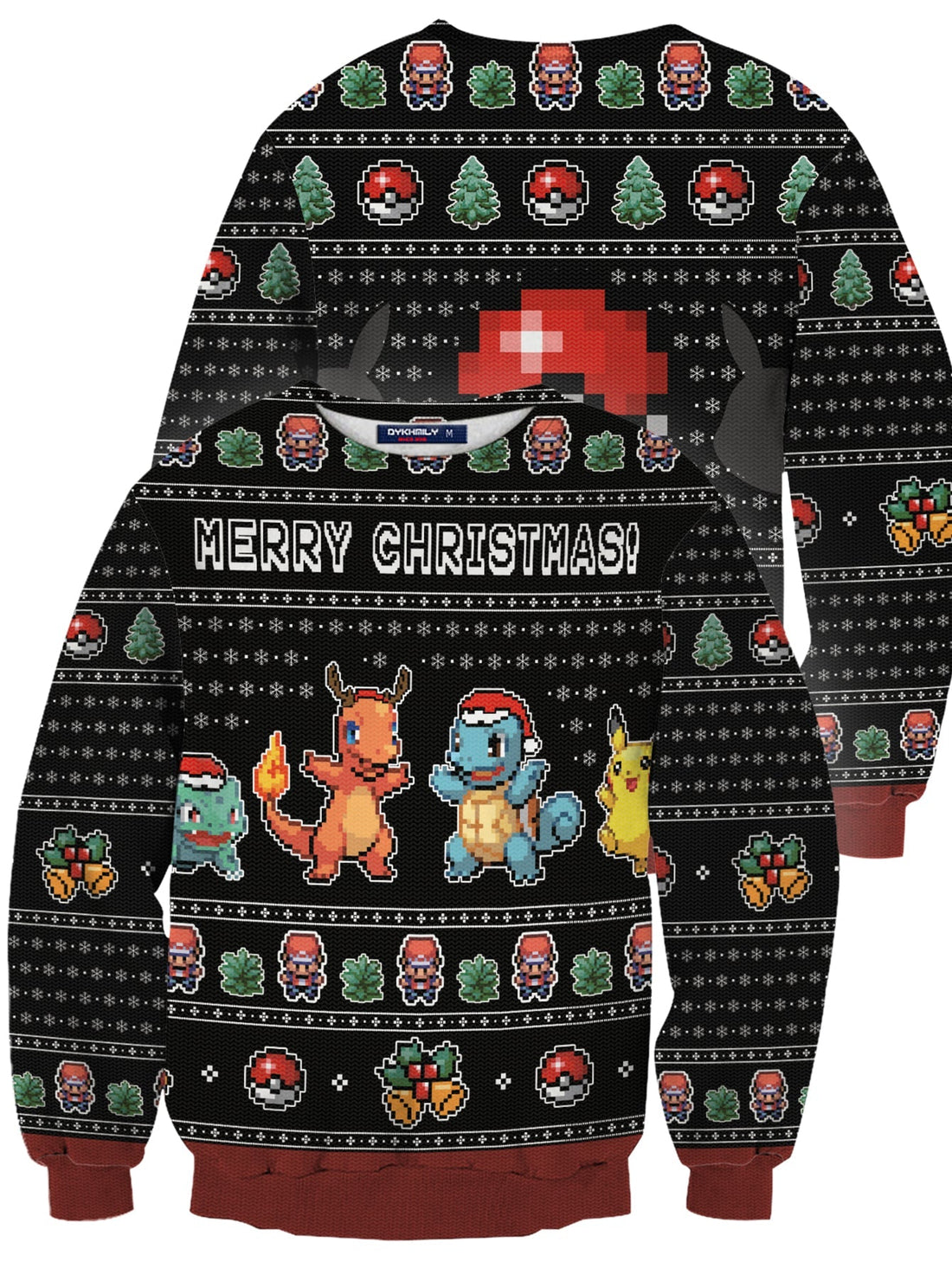 Fandomaniax - Christmas Poke Unisex Wool Sweater