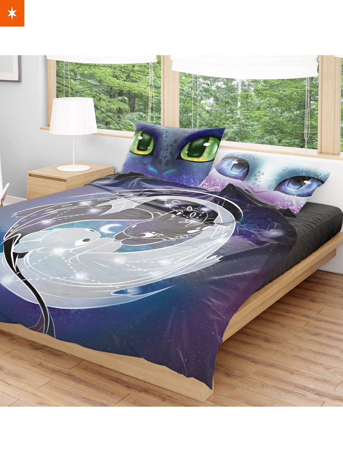 Fandomaniax - Constellation Dragons Bedding Set