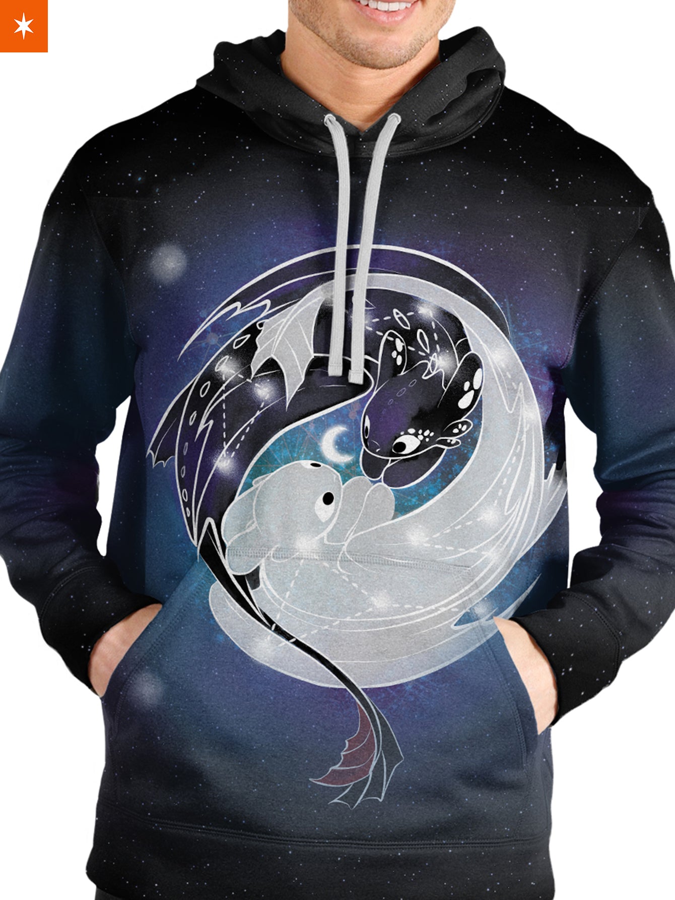 Fandomaniax - Constellation Dragons Unisex Pullover Hoodie