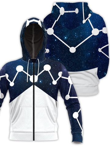 Fandomaniax - Cosmic Spidey Unisex Zipped Hoodie