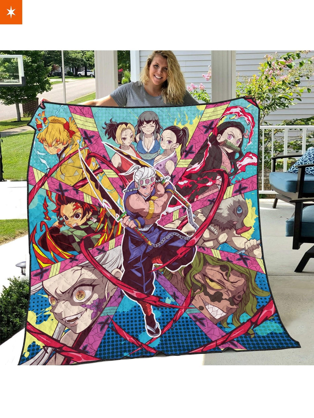 Fandomaniax - Cozy ED Arc Quilt Blanket