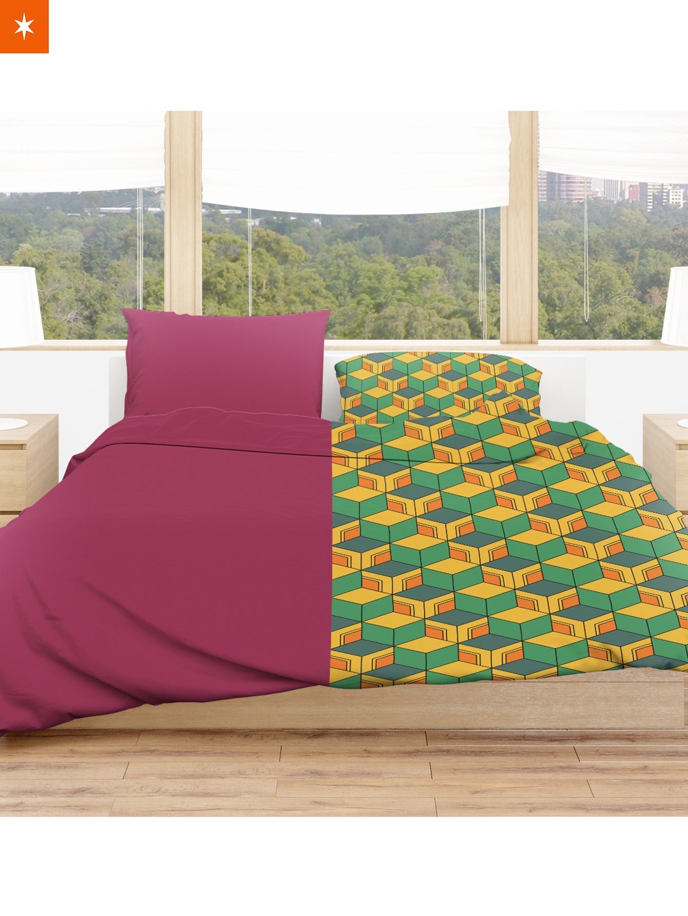 Fandomaniax - Cozy Giyu Bedding Set