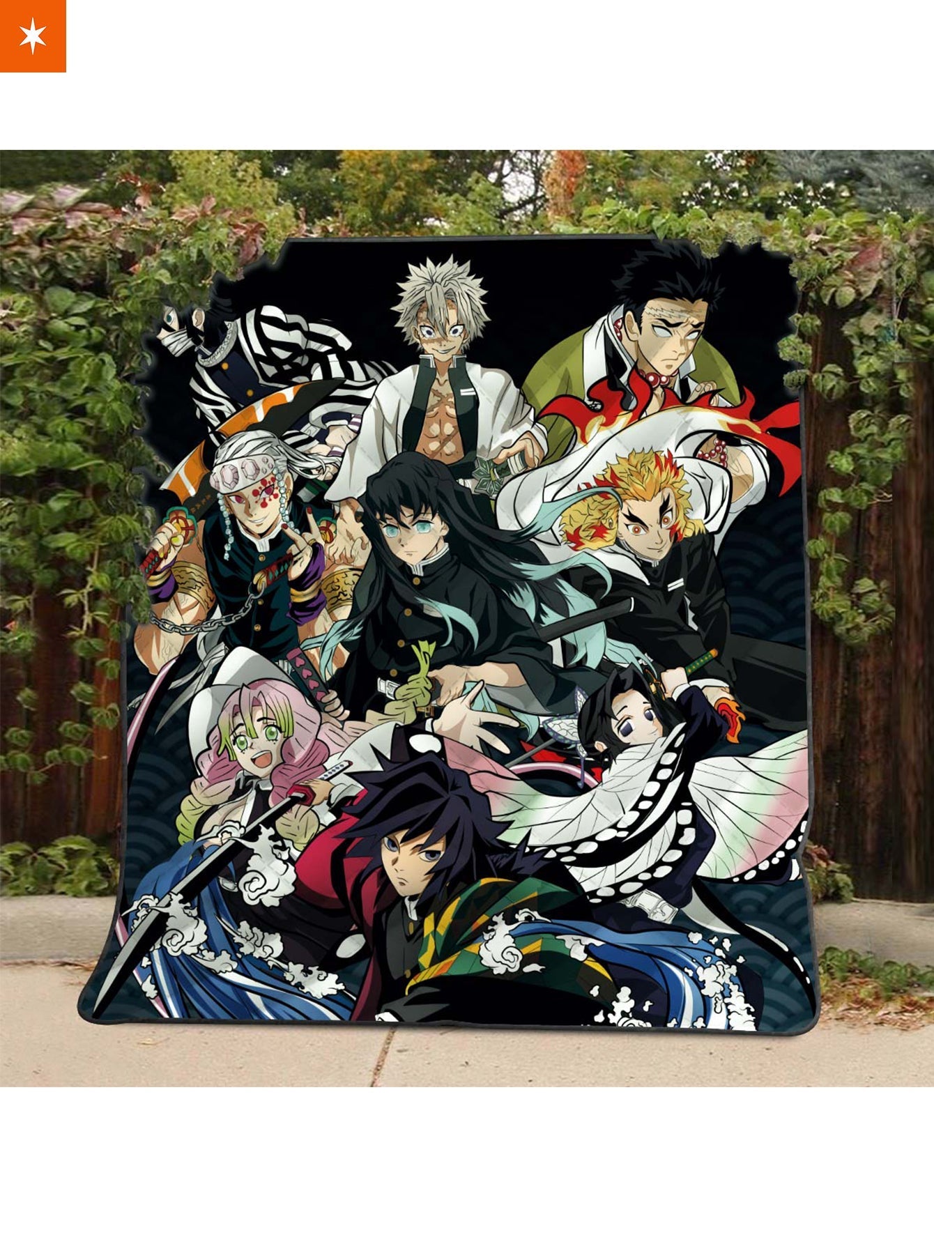 Fandomaniax - Cozy Hashira Quilt Blanket