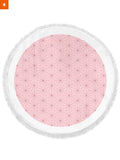 Fandomaniax - Cozy Nezuko Round Beach Towel