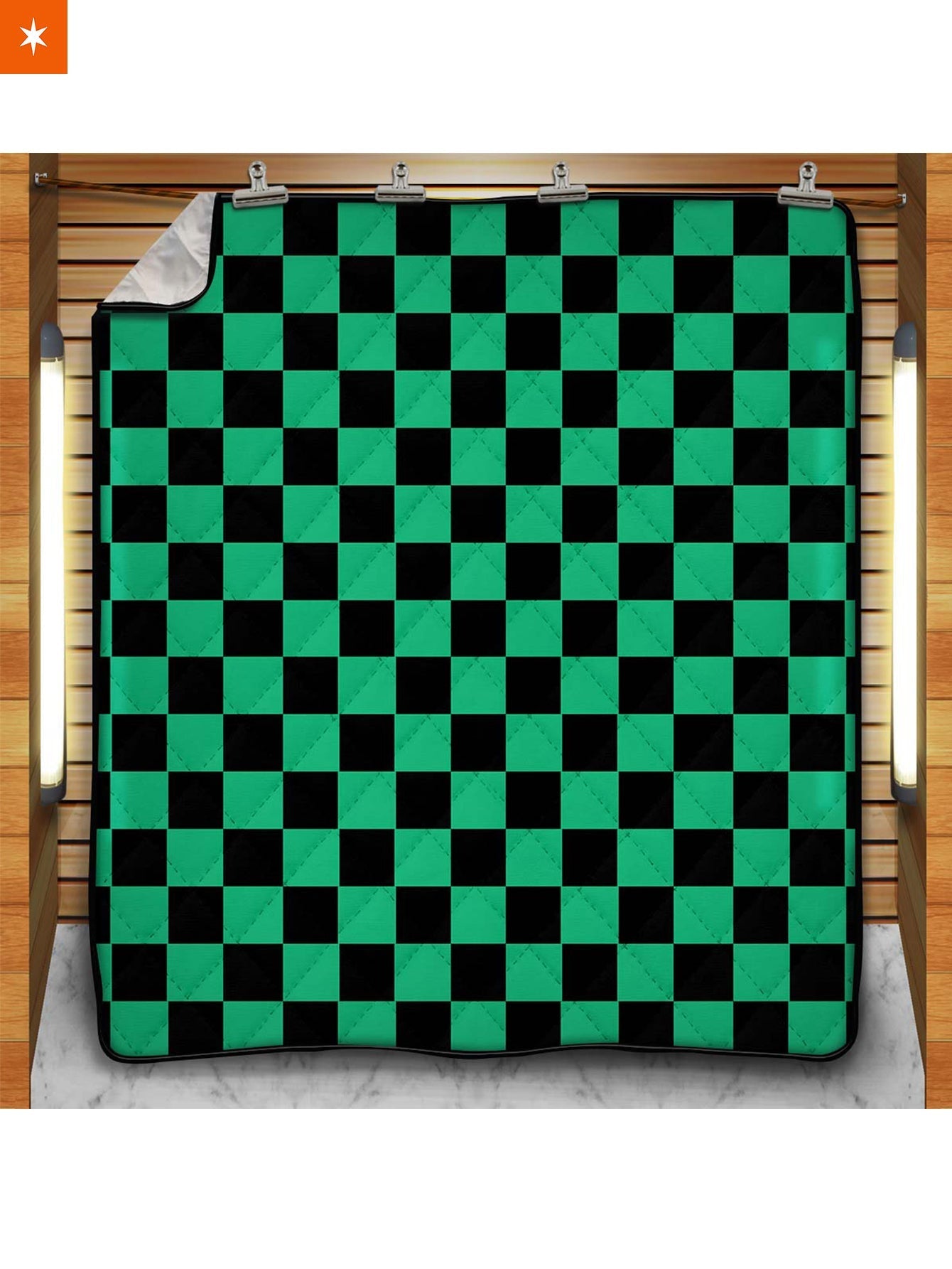 Fandomaniax - Cozy Tanjiro Quilt Blanket