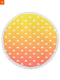 Fandomaniax - Cozy Zenitsu Round Beach Towel