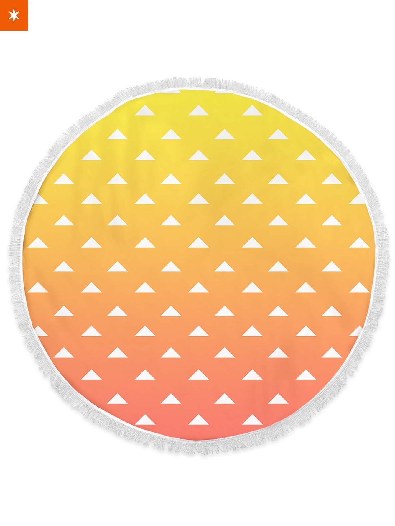 Fandomaniax - Cozy Zenitsu Round Beach Towel