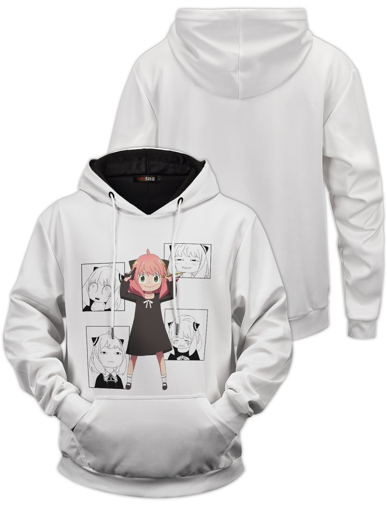 Fandomaniax - Cute Anya Unisex Pullover Hoodie