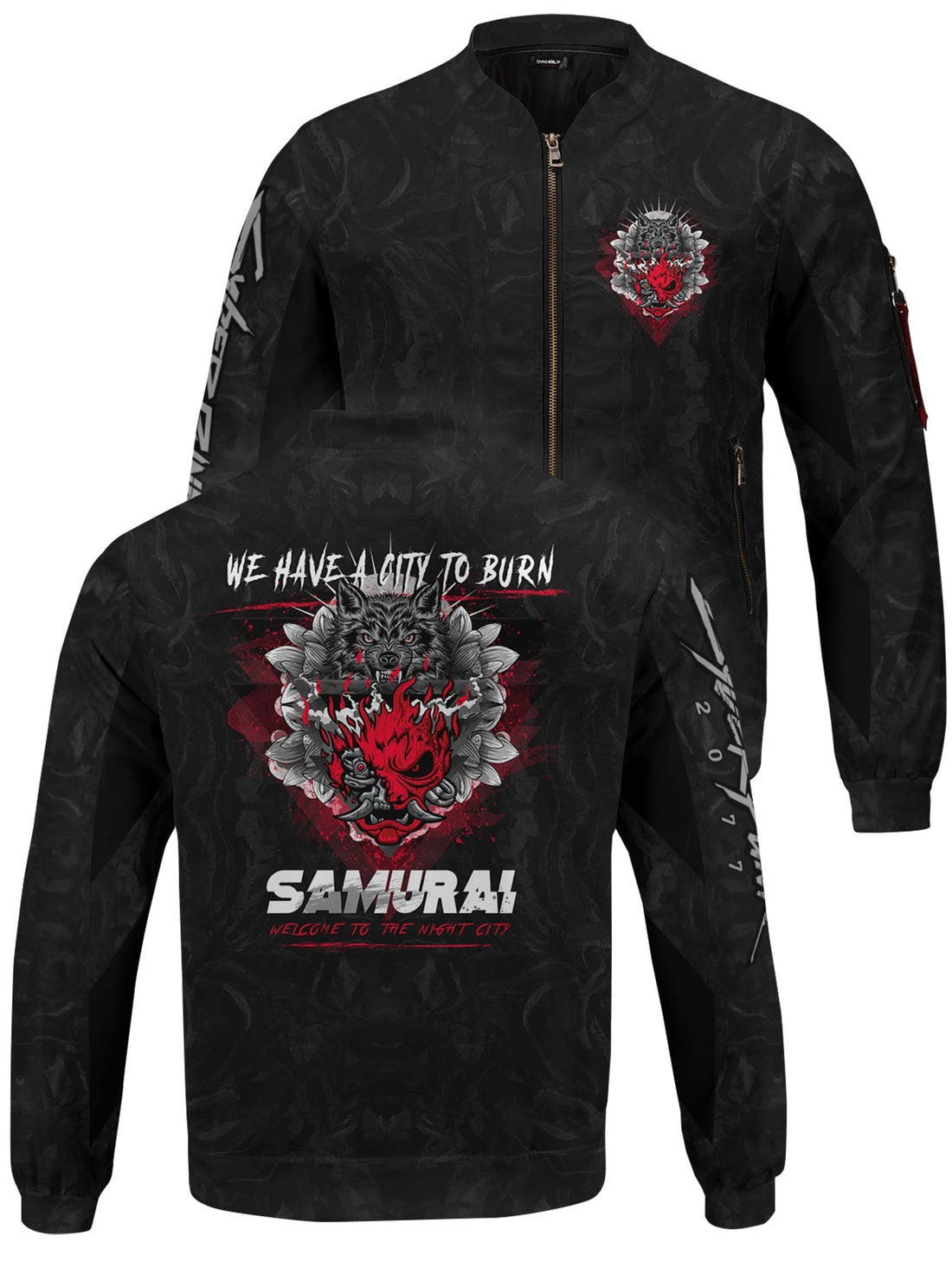 Fandomaniax - Cyber Samurai Bomber Jacket