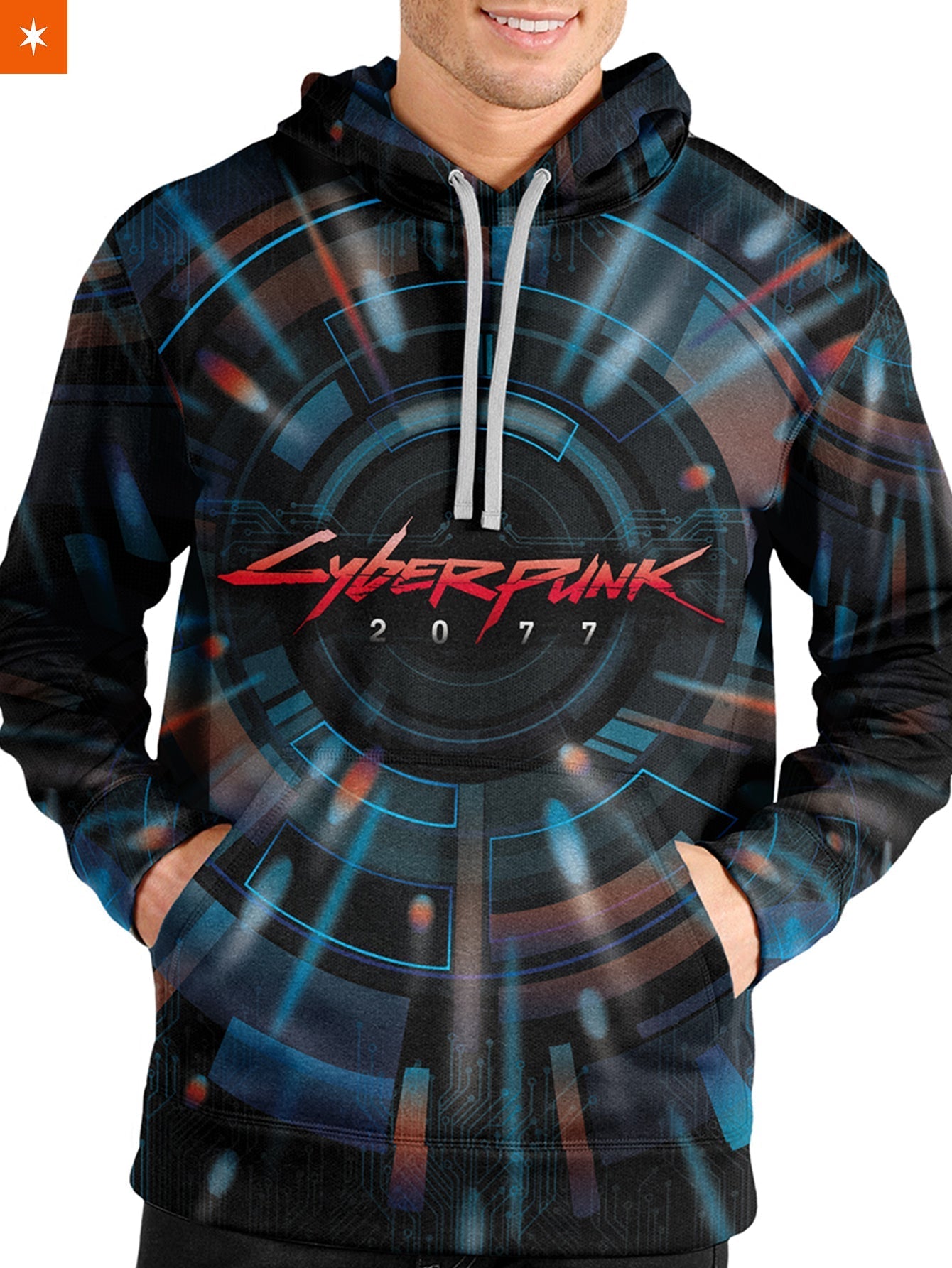 Fandomaniax - Cyberpunk Samurai Unisex Pullover Hoodie