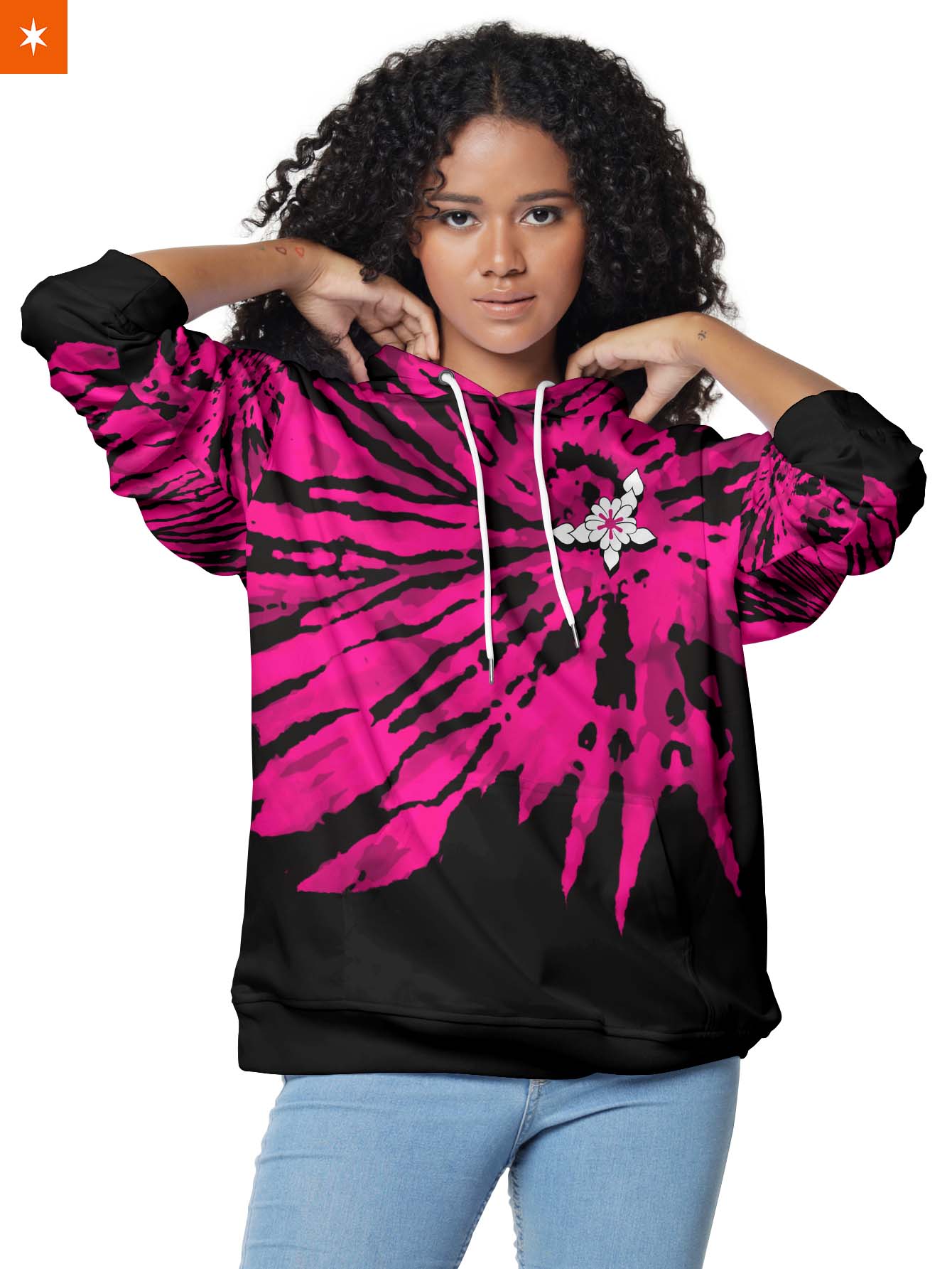 Fandomaniax - Daki Tie Dye Unisex Pullover Hoodie