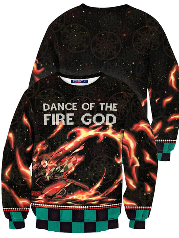 Fandomaniax - Dance Of The Fire God Unisex Wool Sweater