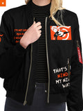 Fandomaniax - Dark Naruto Bomber Jacket