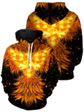 Fandomaniax - Dark Phoenix Flame Unisex Pullover Hoodie