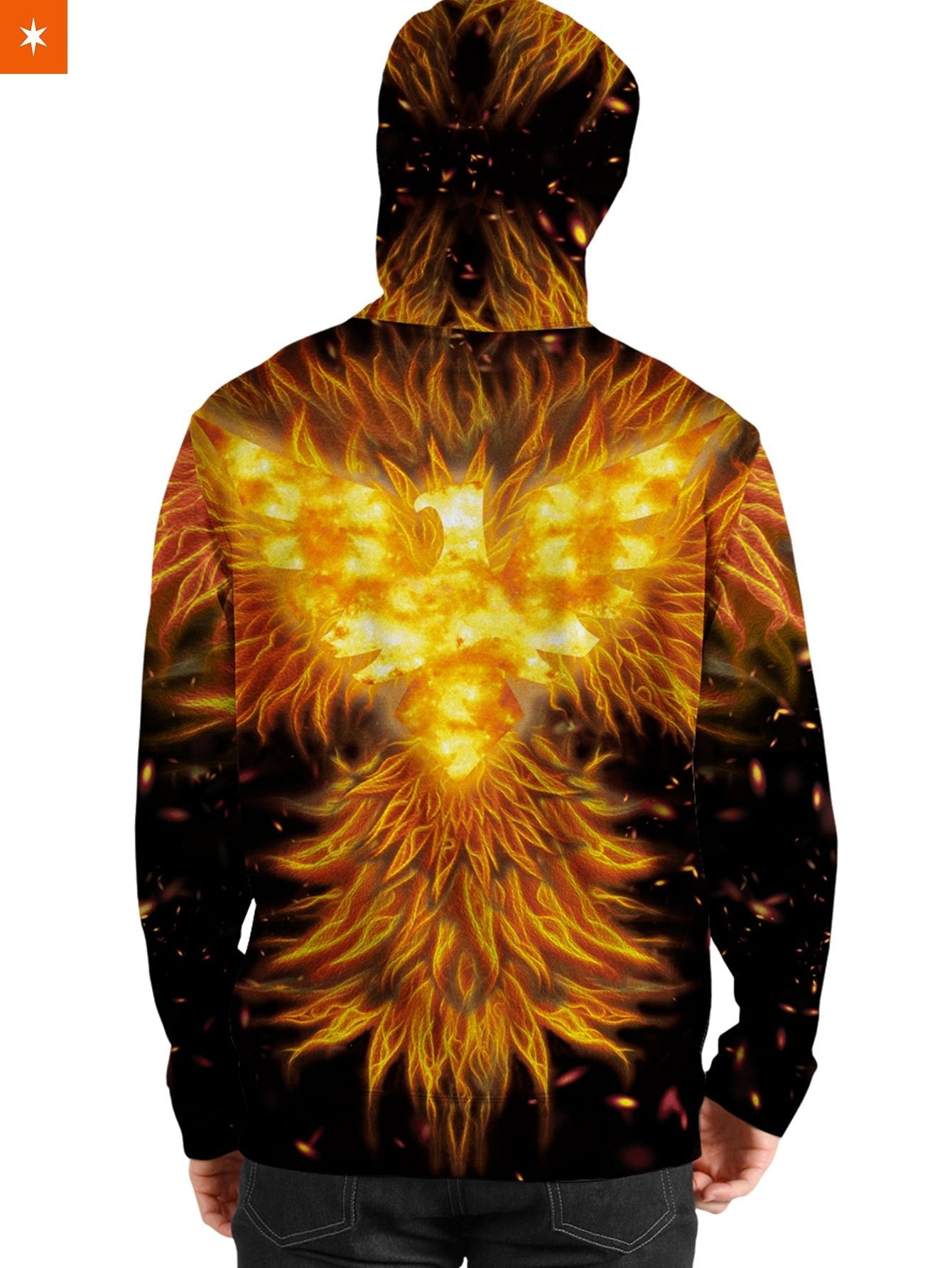 Fandomaniax - Dark Phoenix Flame Unisex Pullover Hoodie