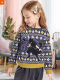 Fandomaniax - Dark Shadow Xmas Kids Unisex Wool Sweater