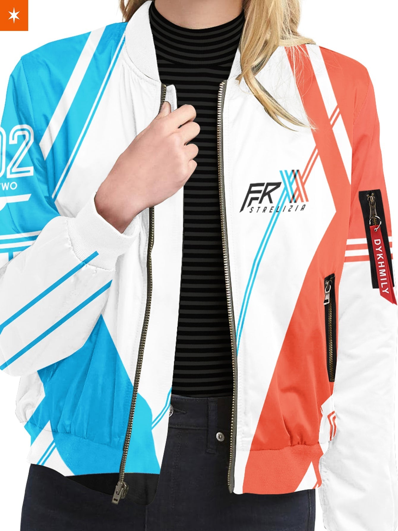 Fandomaniax - Darling in the Franxx Strelizia Bomber Jacket