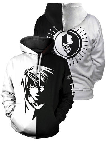 Fandomaniax - Death Note L Unisex Pullover Hoodie