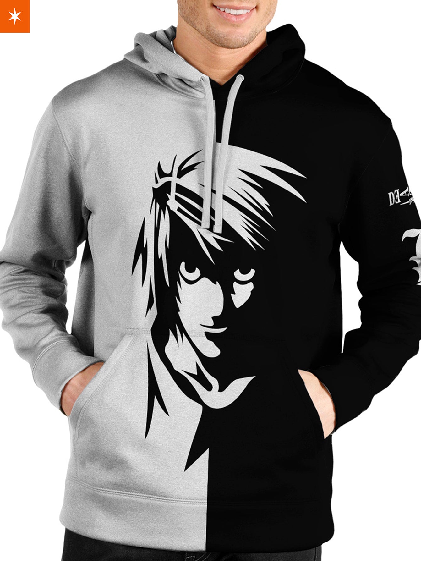 Fandomaniax - Death Note L Unisex Pullover Hoodie