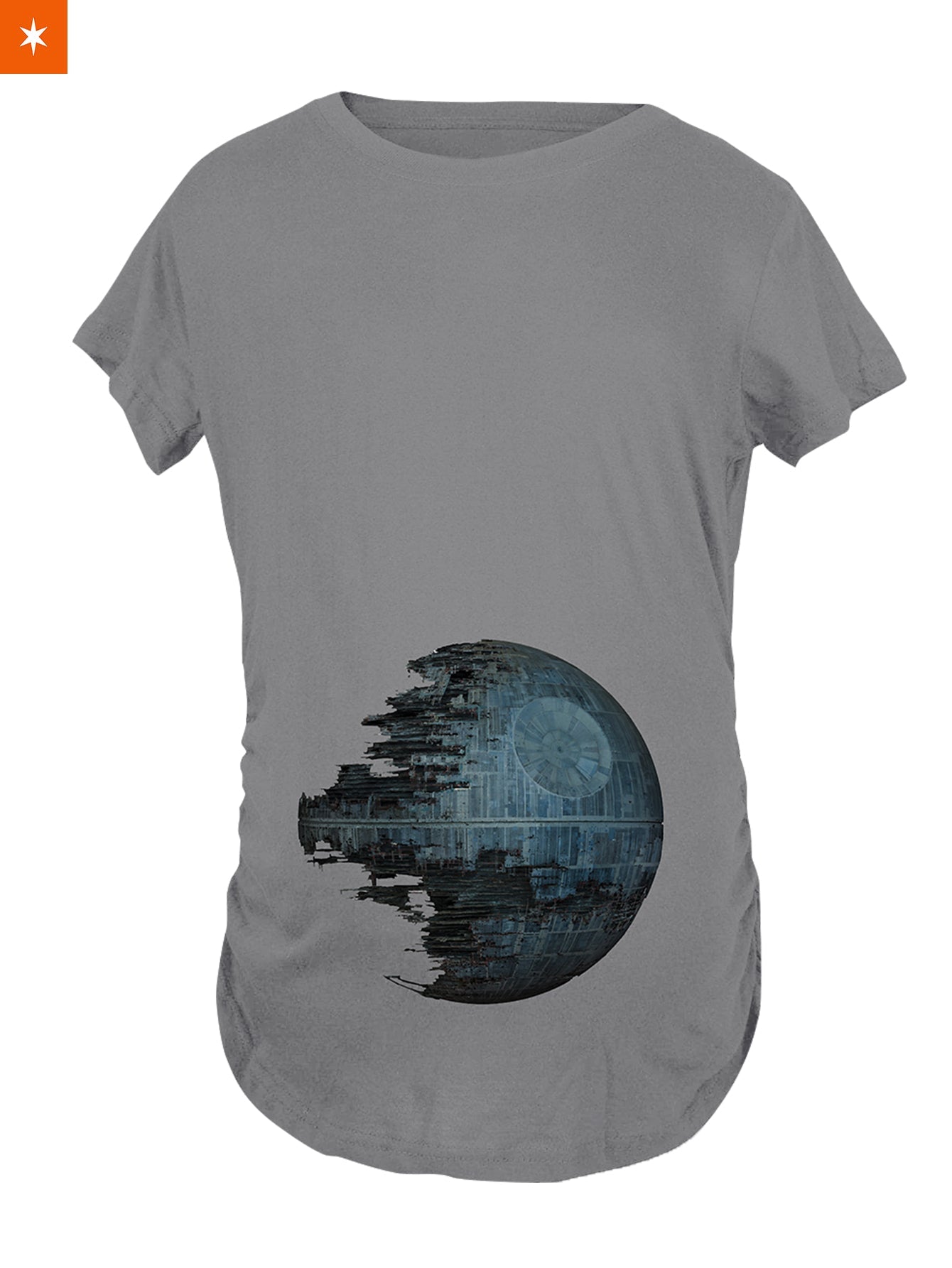 Fandomaniax - Death Star Bump Maternity T-Shirt