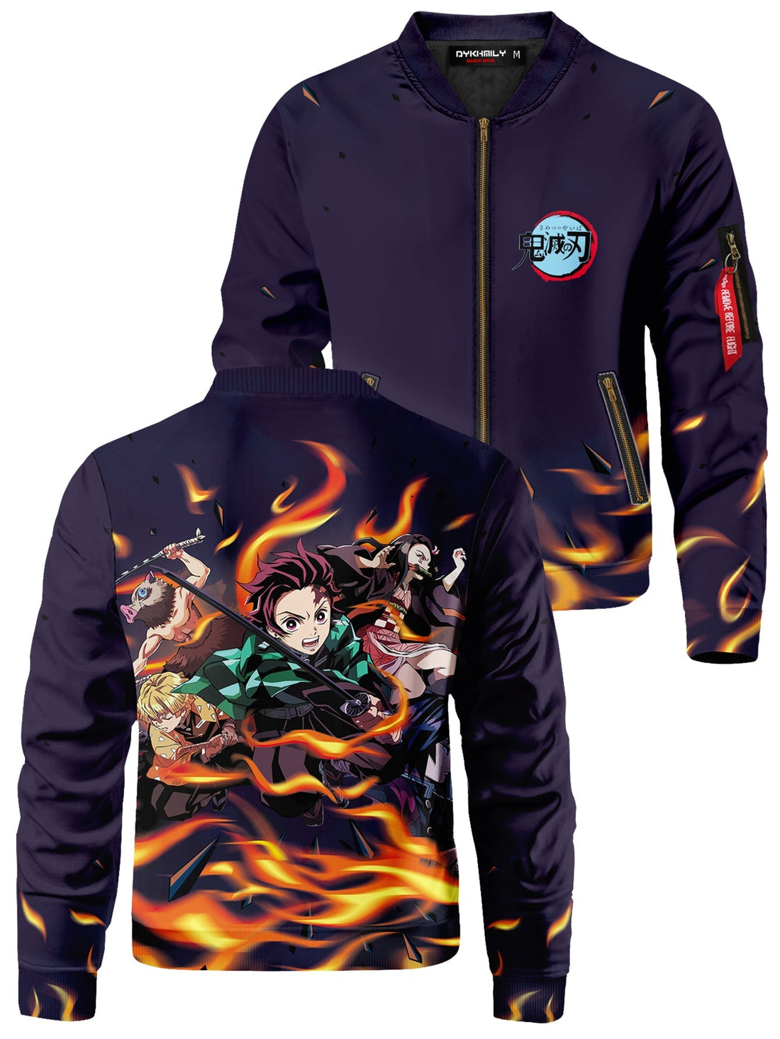 Fandomaniax - Demon Slayer Bomber Jacket