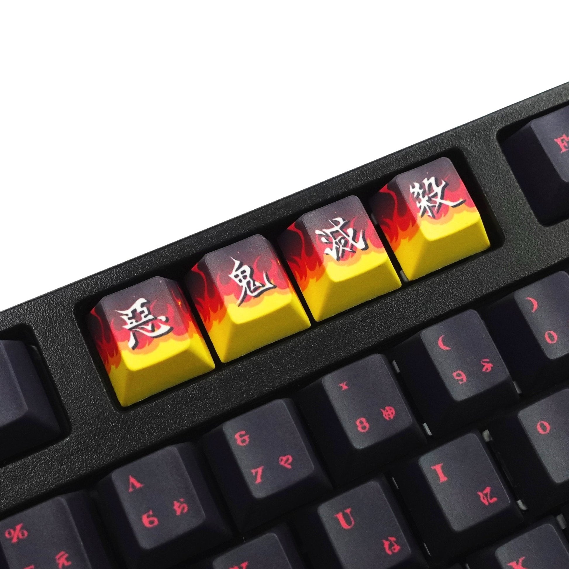 Demon Slayer Keycaps | Rengoku Kyojuro Keycaps - Goblintechkeys