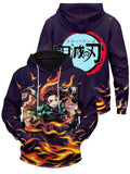 Fandomaniax - Demon Slayer Unisex Pullover Hoodie