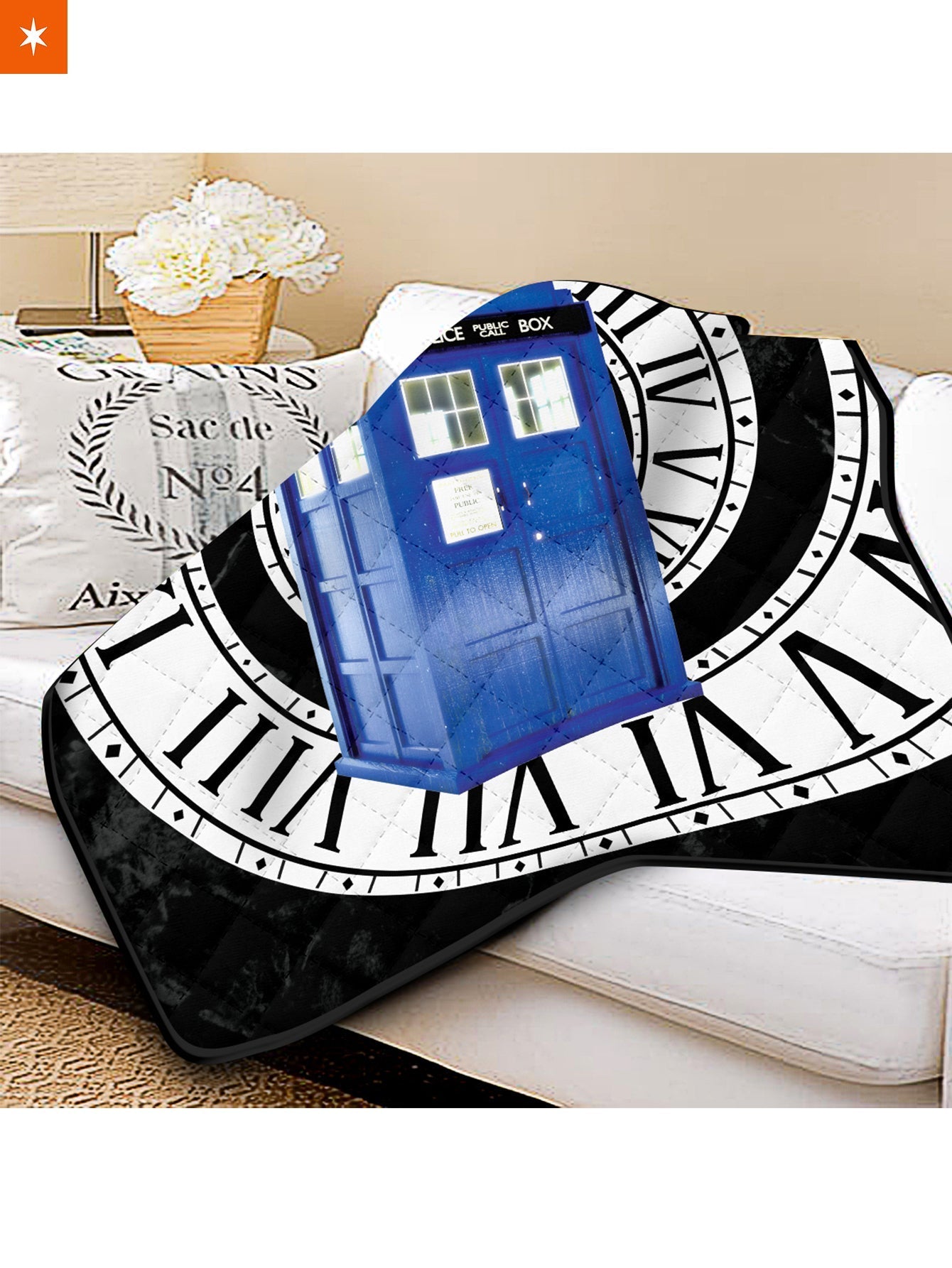 Fandomaniax - Doctor Who TARDIS Quilt Blanket