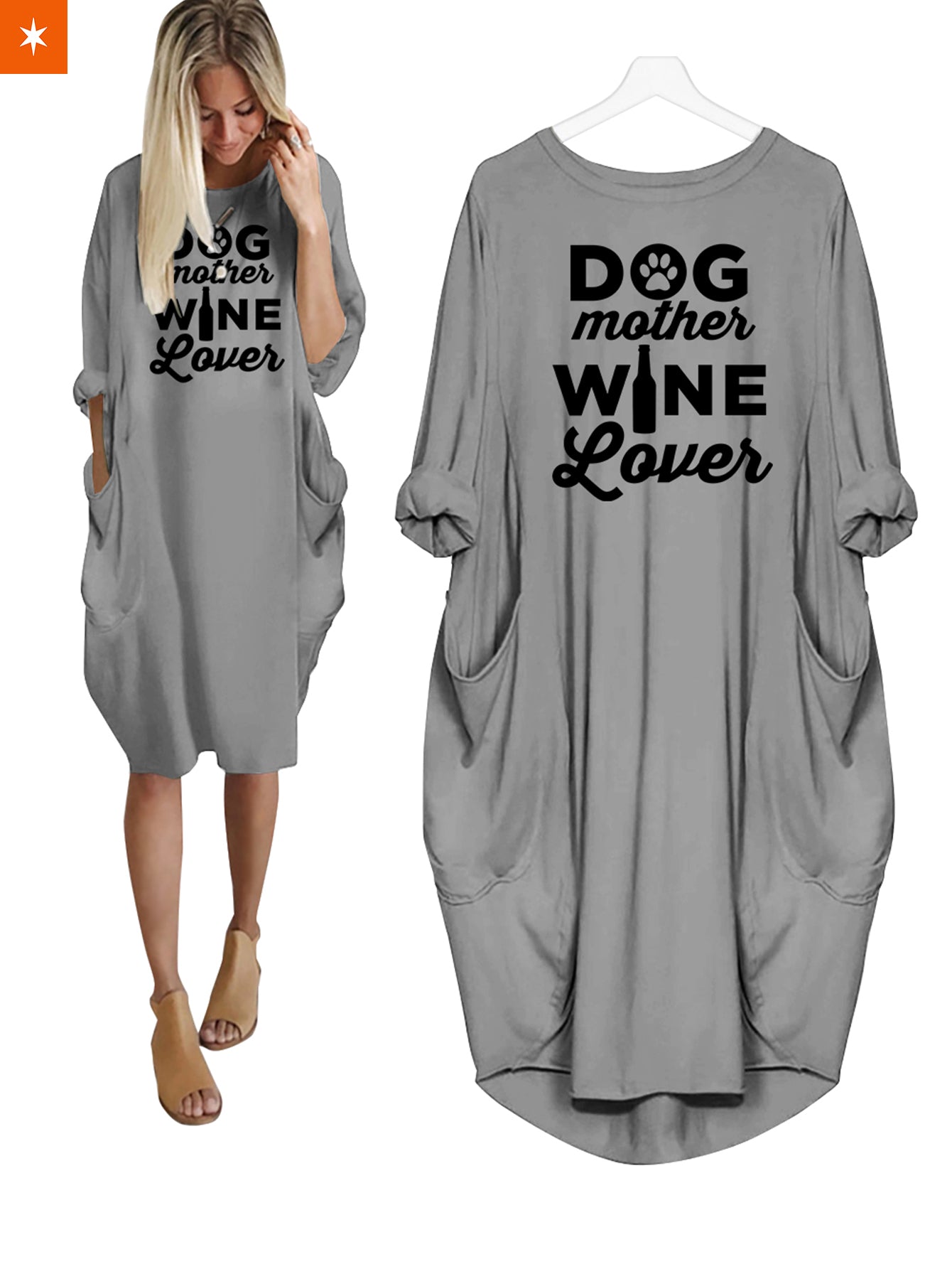 Fandomaniax - Dog Mother Wine Lover Dress