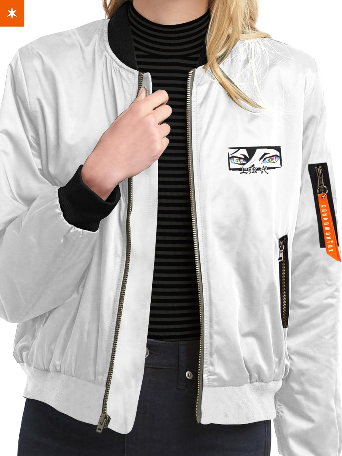 Fandomaniax - Doma B&W Bomber Jacket