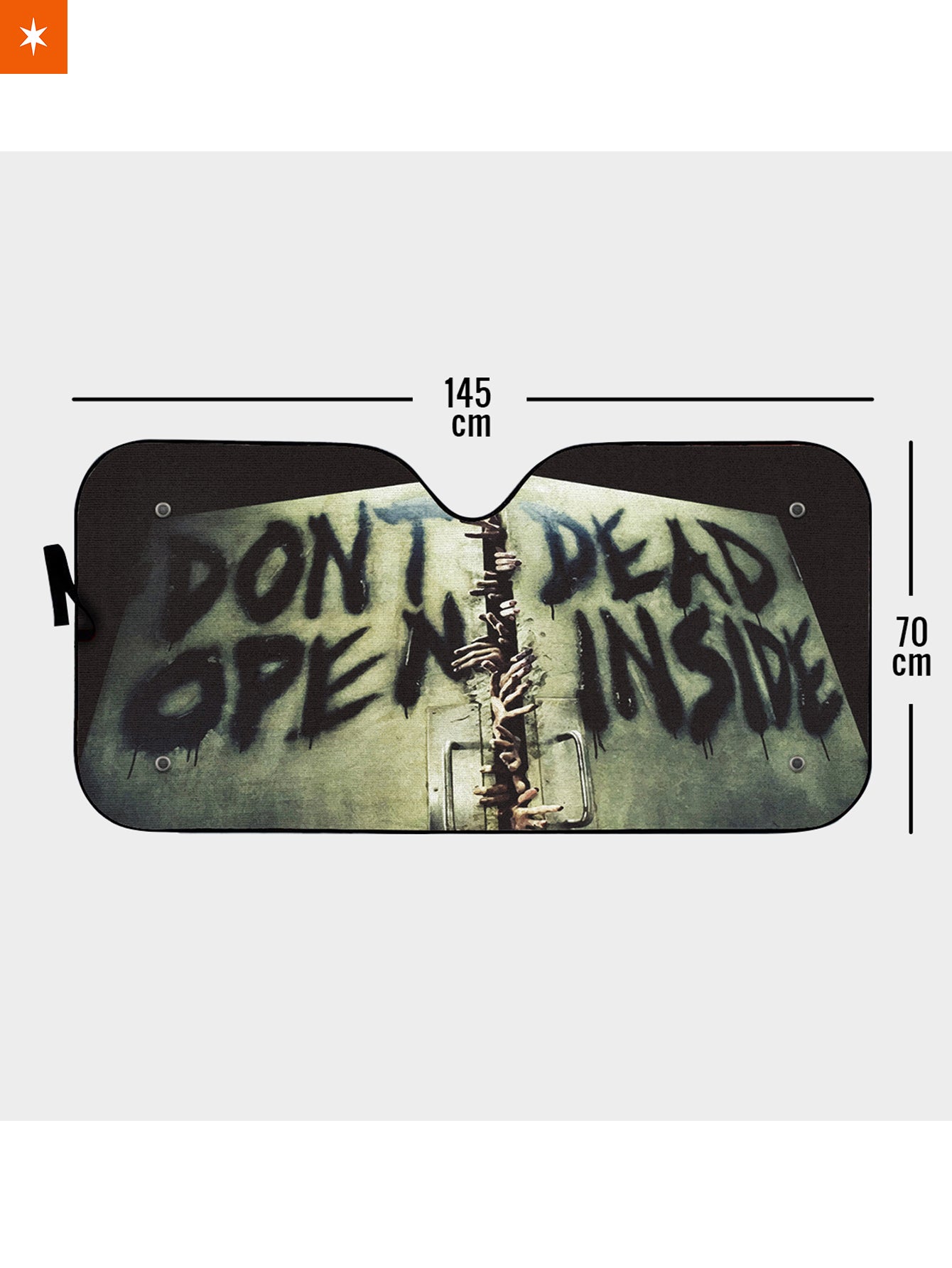 Fandomaniax - Don't Open Dead Inside Auto Sun Shade