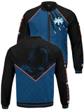 Fandomaniax - Dragon Blue Stylish Bomber Jacket