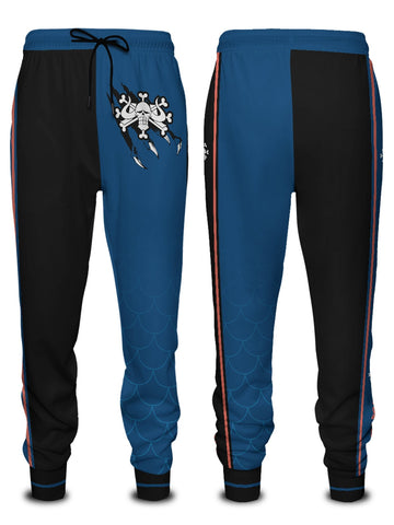 Fandomaniax - Dragon Blue Stylish Jogger Pants