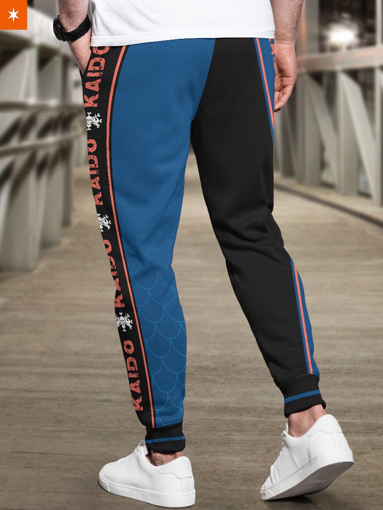 Fandomaniax - Dragon Blue Stylish Jogger Pants