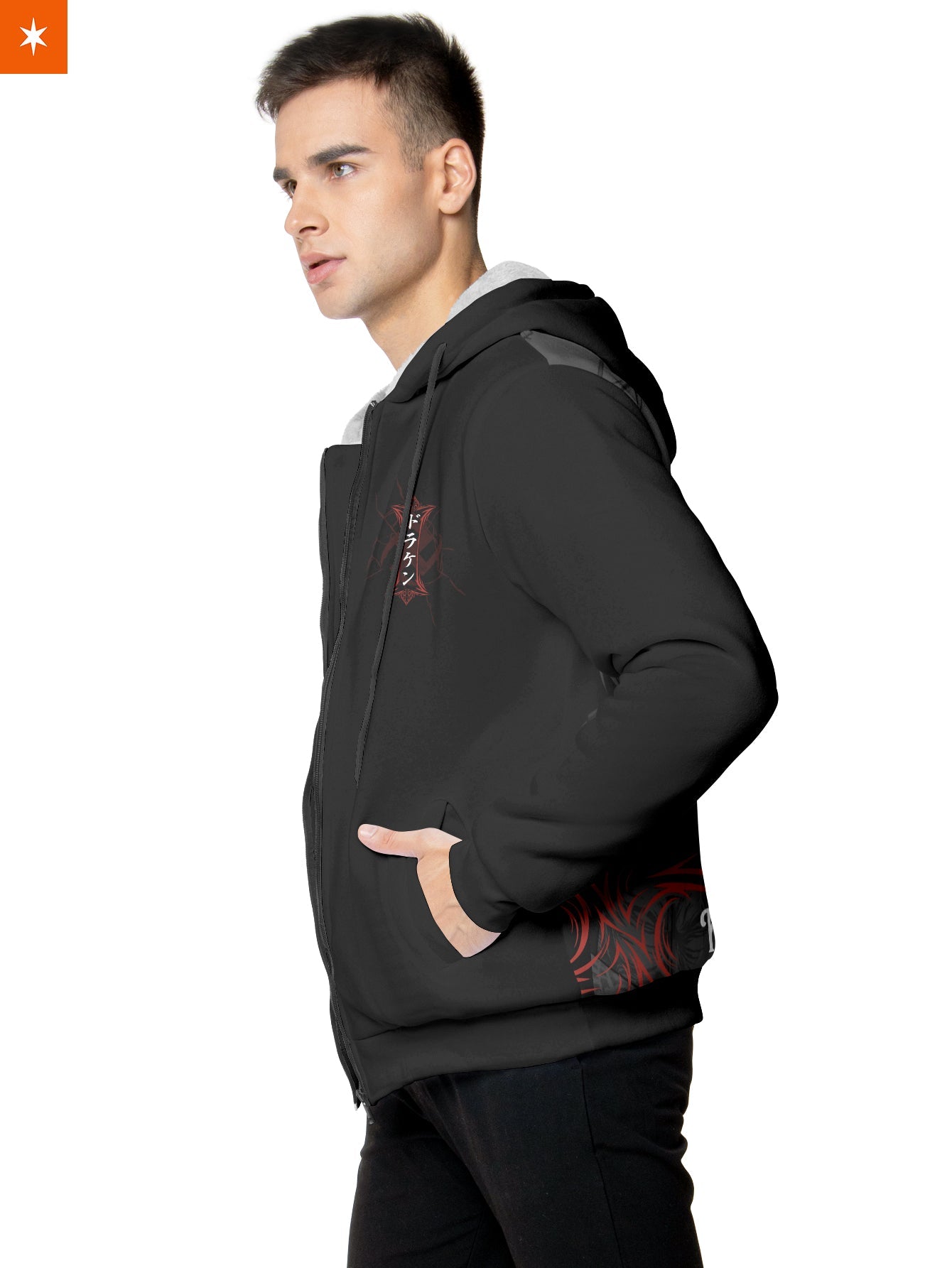 Fandomaniax - Draken Mafia Velvet Hoodie