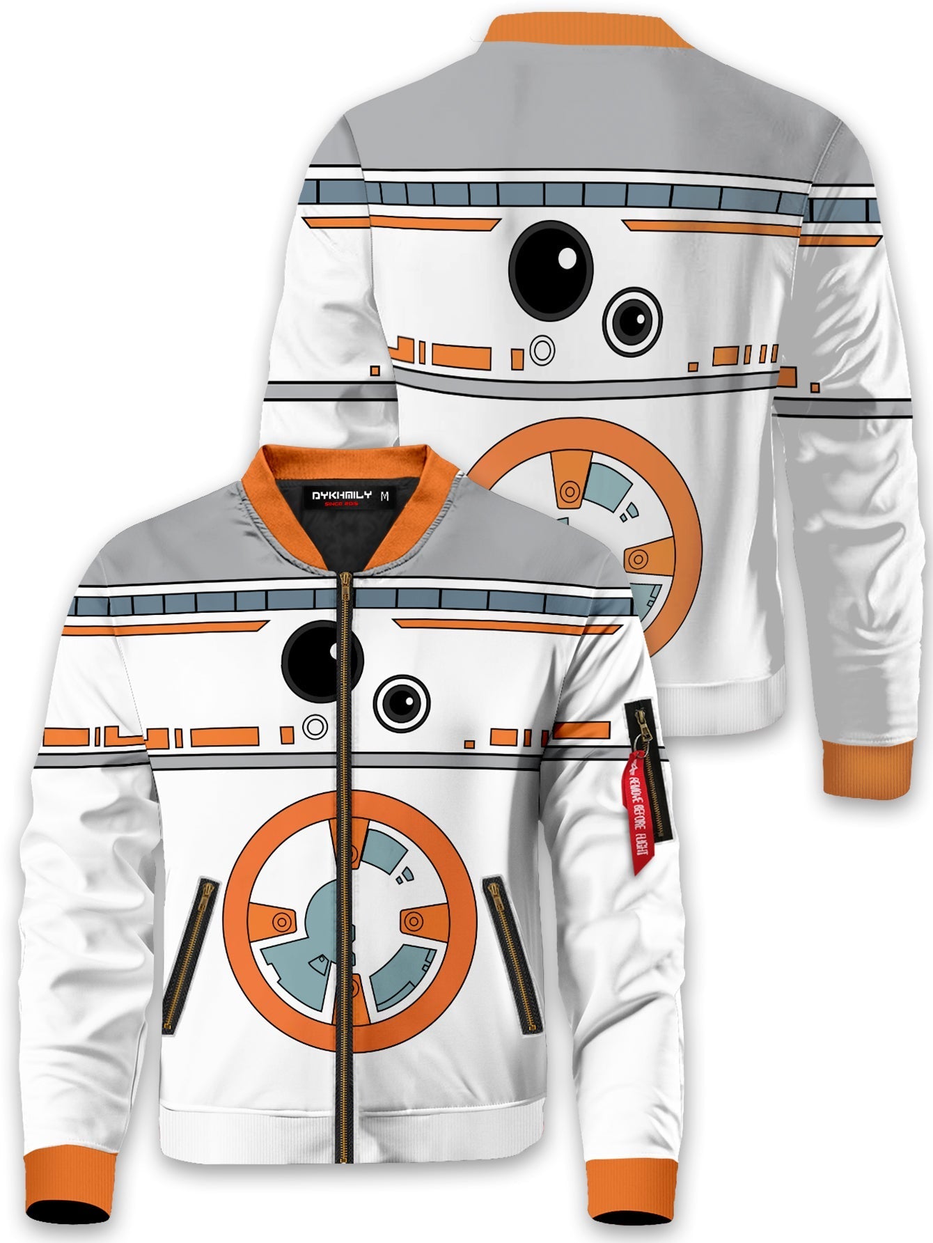 Fandomaniax - Droid BB8 Bomber Jacket