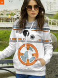 Fandomaniax - Droid BB8 Unisex Pullover Hoodie