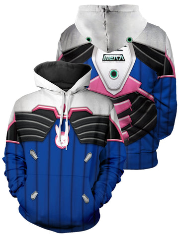 Fandomaniax - D.Va Unisex Pullover Hoodie