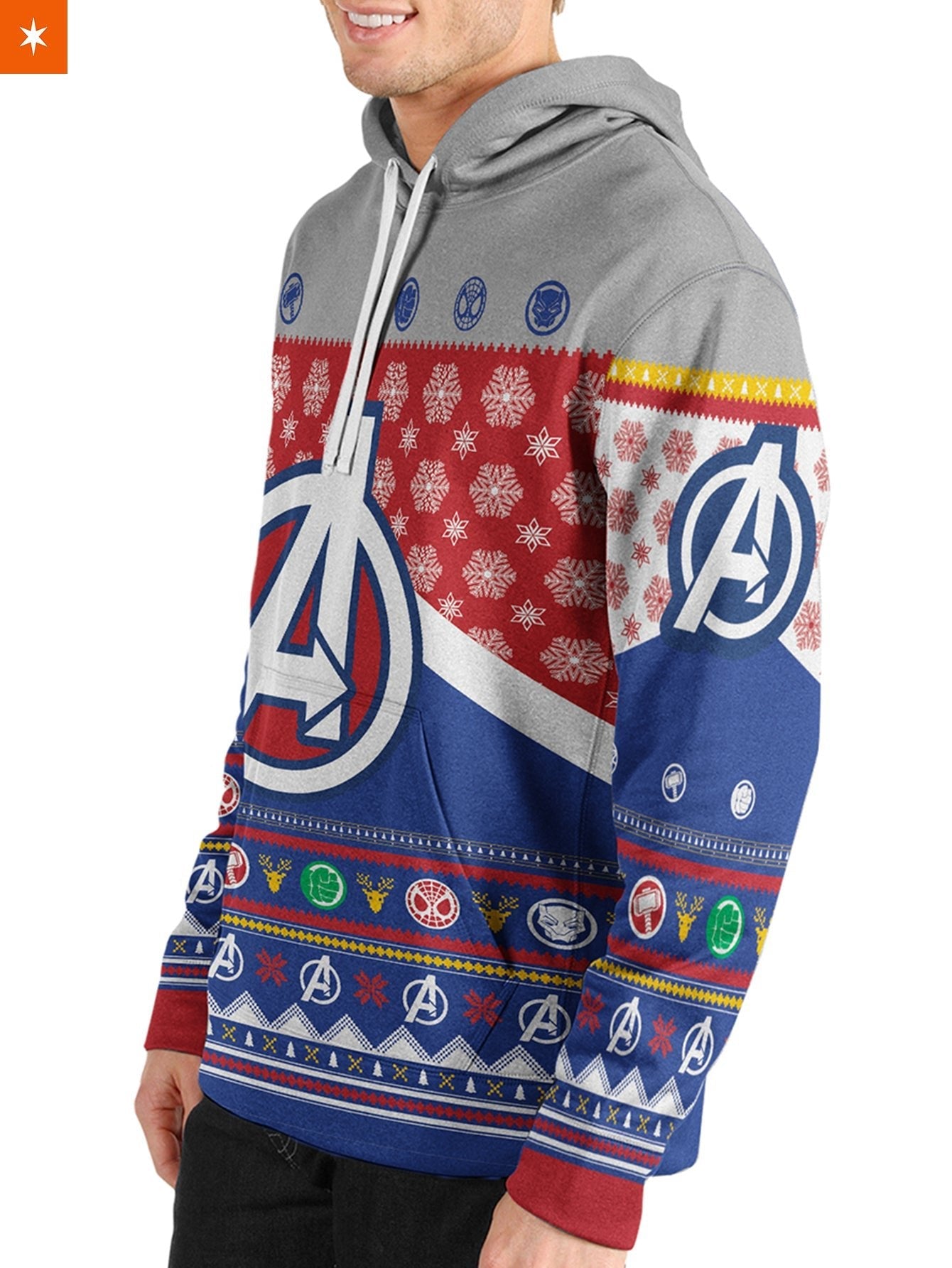 Fandomaniax - Earth's Mightiest Christmas Unisex Pullover Hoodie